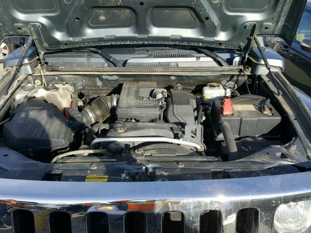 5GTDN136168281995 - 2006 HUMMER H3 BLUE photo 7