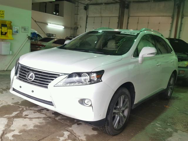 2T2ZK1BA5FC159569 - 2015 LEXUS RX 350 WHITE photo 2