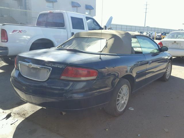 1C3EL55R46N169570 - 2006 CHRYSLER SEBRING TO BLUE photo 4