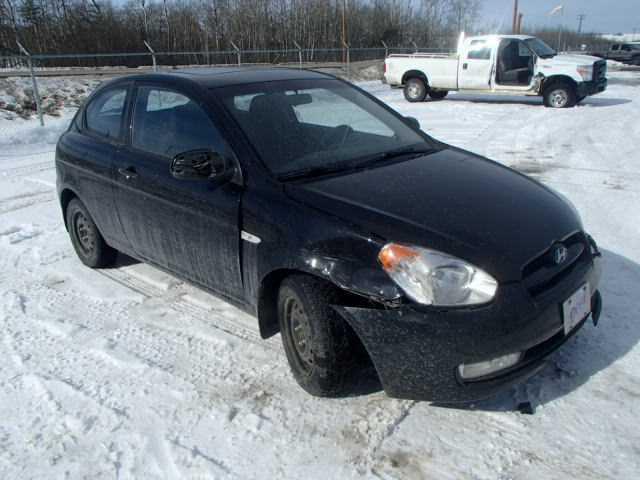 KMHCN3BC8BU205709 - 2011 HYUNDAI ACCENT SE BLACK photo 1