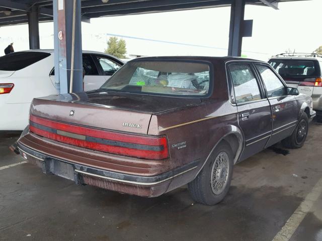 3G4AL54N2LS606732 - 1990 BUICK CENTURY LI BROWN photo 4