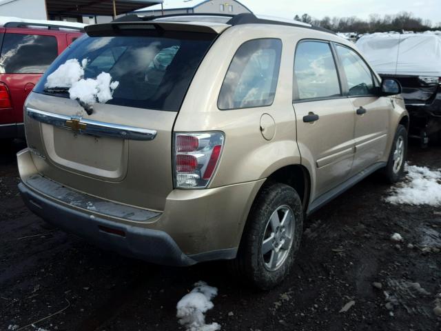 2CNDL13F366185025 - 2006 CHEVROLET EQUINOX LS BEIGE photo 4