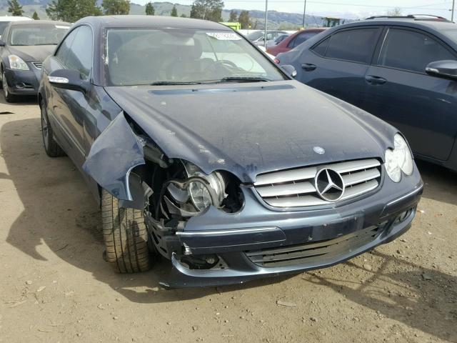 WDBTJ56J46F195631 - 2006 MERCEDES-BENZ CLK 350 BLACK photo 1