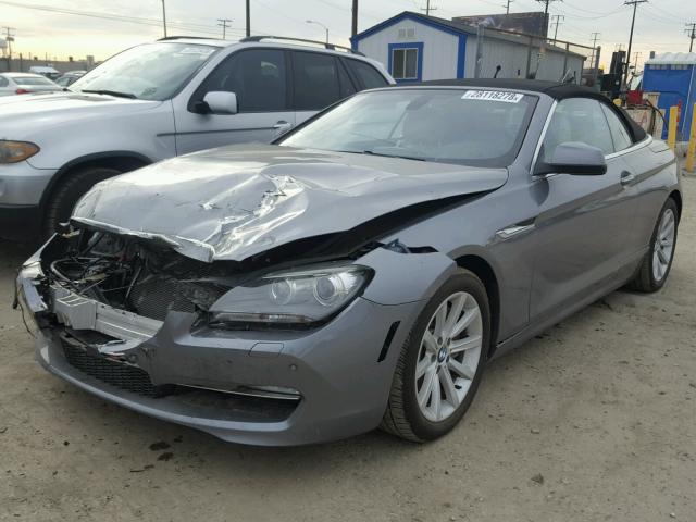 WBALZ3C58CDL72059 - 2012 BMW 650 I GRAY photo 2