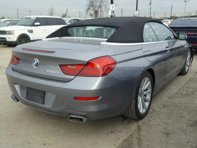 WBALZ3C58CDL72059 - 2012 BMW 650 I GRAY photo 4