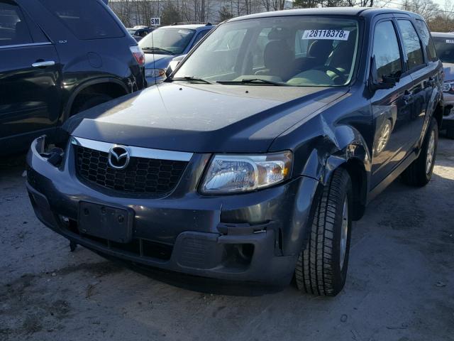 4F2CZ92789KM01475 - 2009 MAZDA TRIBUTE I BLACK photo 2