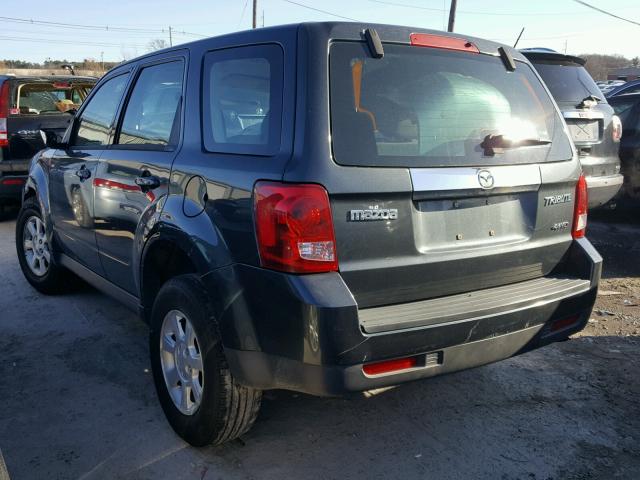 4F2CZ92789KM01475 - 2009 MAZDA TRIBUTE I BLACK photo 3