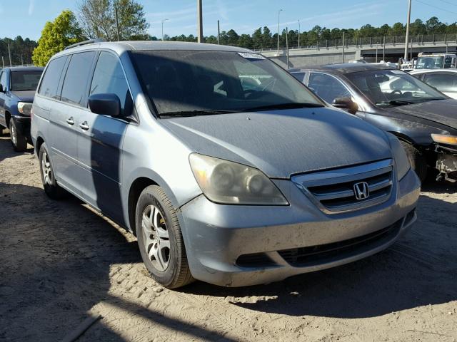 5FNRL38756B117567 - 2006 HONDA ODYSSEY EX GRAY photo 1