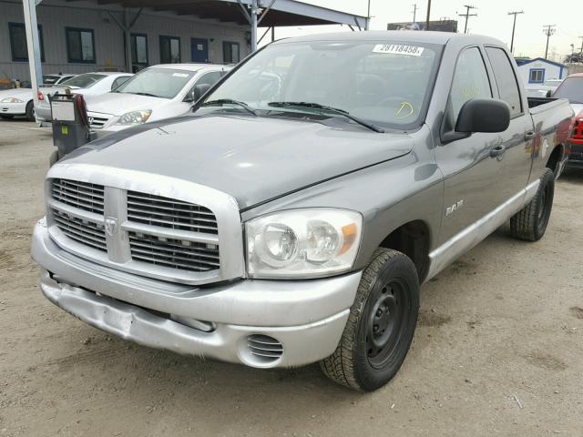 1D7HA18K58J149544 - 2008 DODGE RAM 1500 S GRAY photo 2