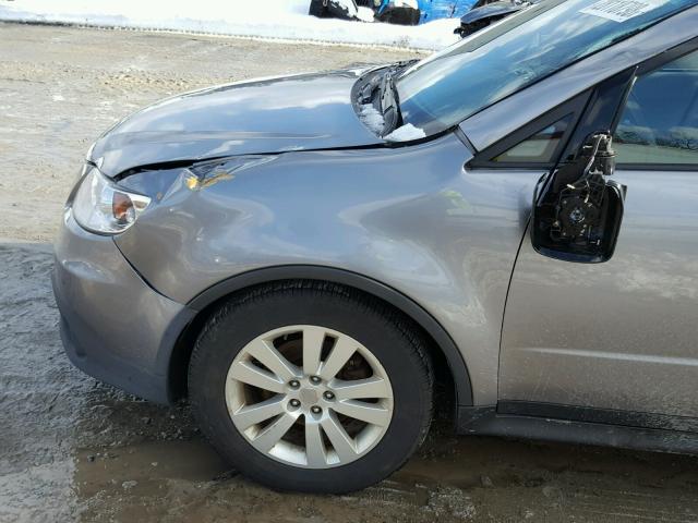 4S4WX91DX84404886 - 2008 SUBARU TRIBECA GRAY photo 9