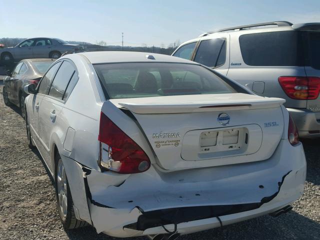 1N4BA41EX7C855567 - 2007 NISSAN MAXIMA SE WHITE photo 3