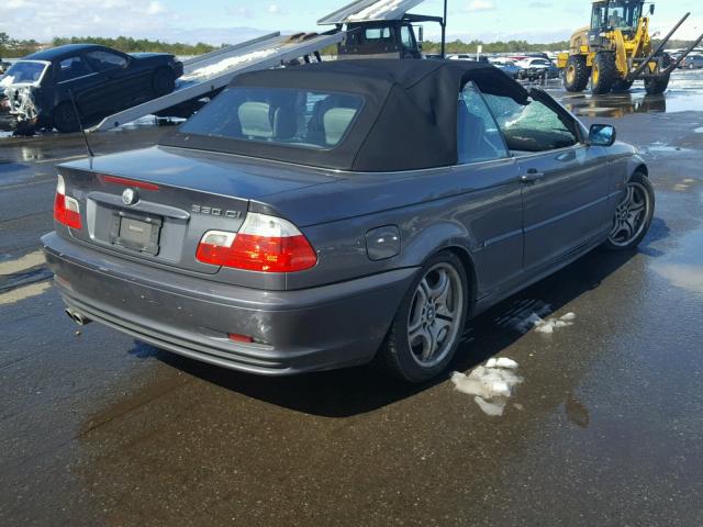 WBABS534X1JU83195 - 2001 BMW 330 CI GRAY photo 4