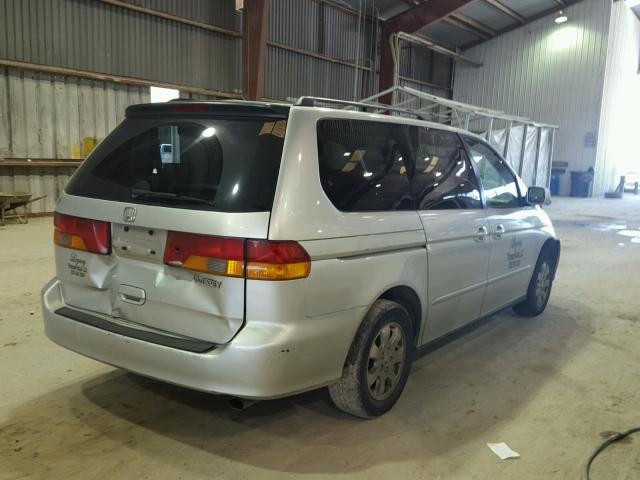 5FNRL18942B056972 - 2002 HONDA ODYSSEY EX SILVER photo 4