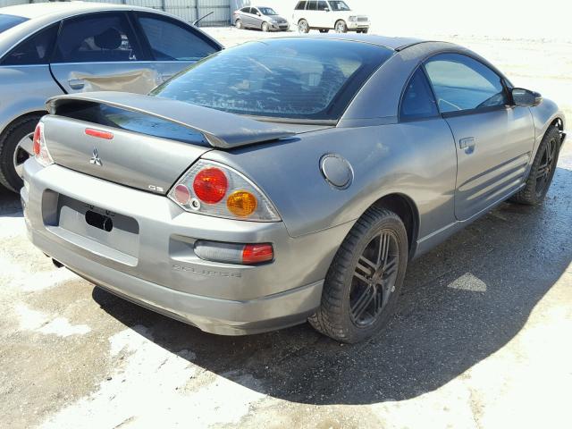 4A3AC44GX3E120239 - 2003 MITSUBISHI ECLIPSE GS GRAY photo 4