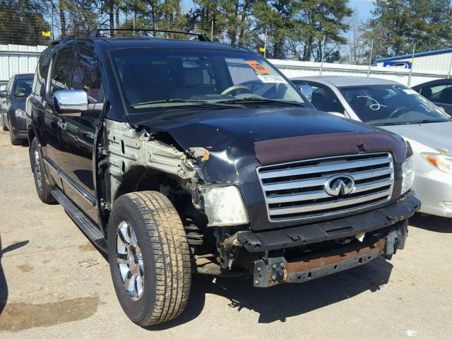 5N3AA08A47N806776 - 2007 INFINITI QX56 BLACK photo 1