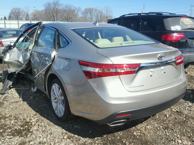 4T1BK1EB2FU163569 - 2015 TOYOTA AVALON XLE TAN photo 3