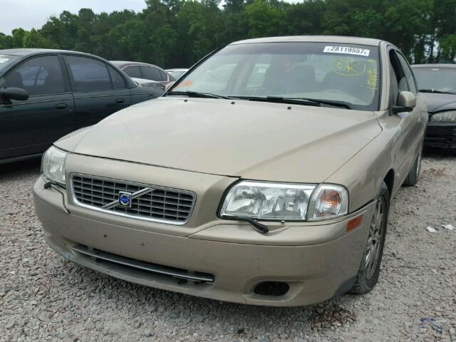 YV1TS59H441378877 - 2004 VOLVO S80 2.5T GOLD photo 2