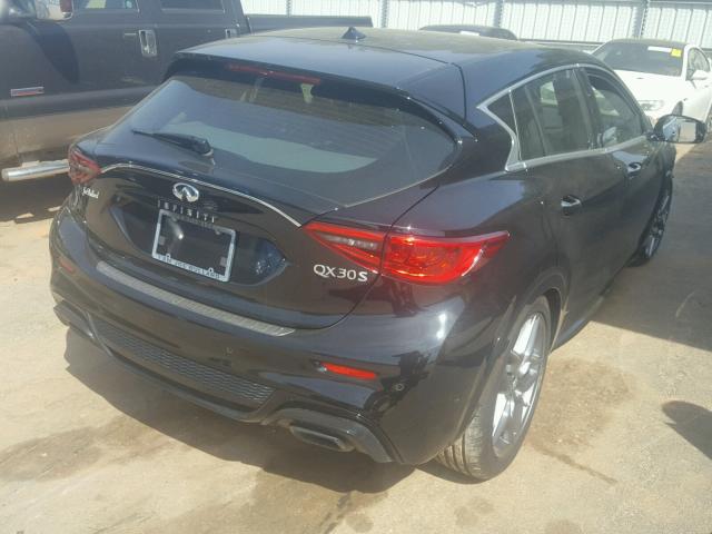 SJKCH5CP5HA032781 - 2017 INFINITI QX30 BASE BLACK photo 4