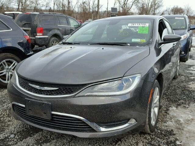 1C3CCCAB7FN755474 - 2015 CHRYSLER 200 LIMITE GRAY photo 2