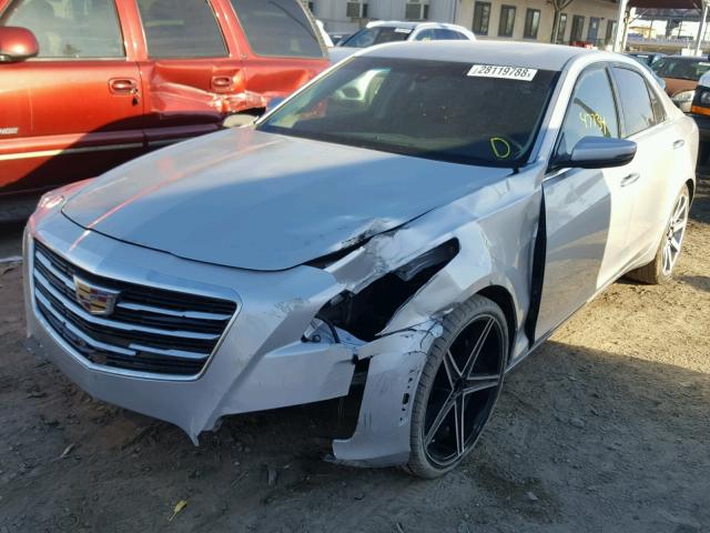 1G6AP5SX2F0139002 - 2015 CADILLAC CTS SILVER photo 2