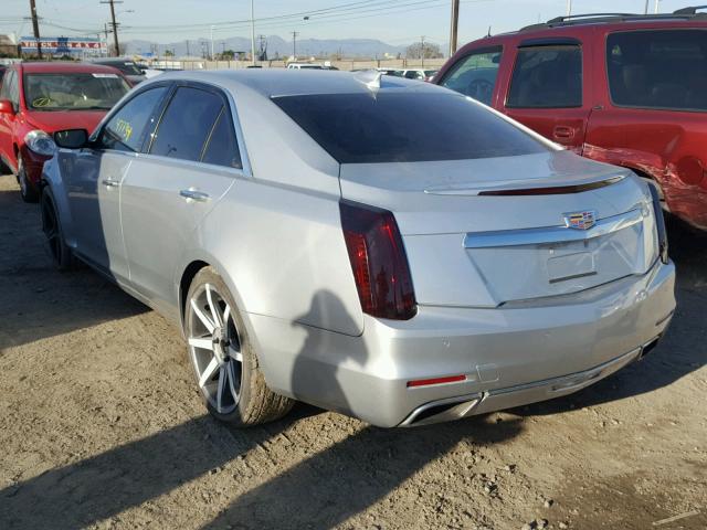 1G6AP5SX2F0139002 - 2015 CADILLAC CTS SILVER photo 3