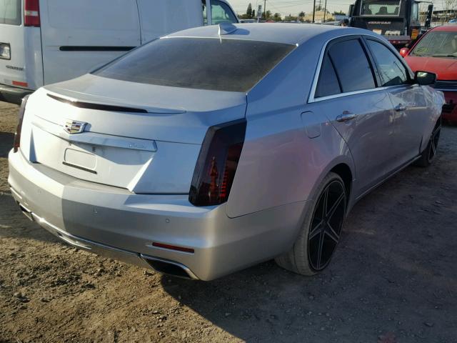 1G6AP5SX2F0139002 - 2015 CADILLAC CTS SILVER photo 4