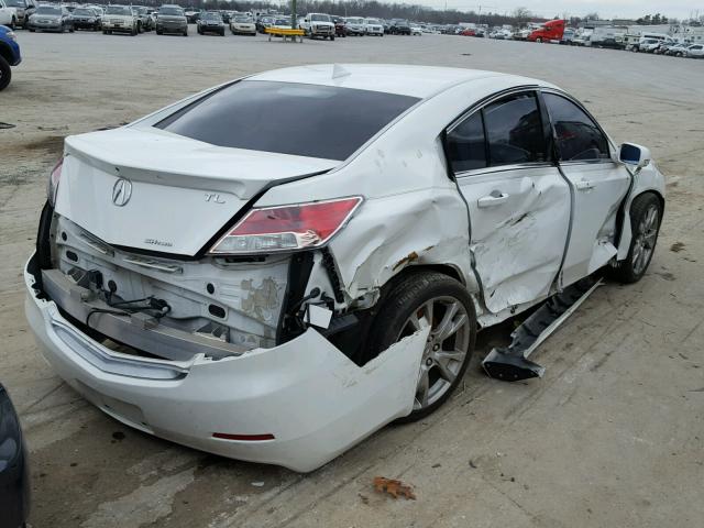 19UUA9F75DA000293 - 2013 ACURA TL ADVANCE WHITE photo 4