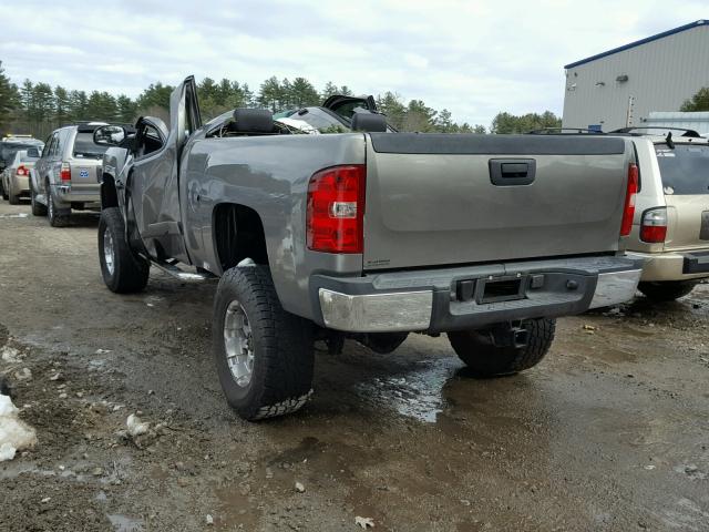 1GCHK29K07E527126 - 2007 CHEVROLET SILVERADO GRAY photo 3