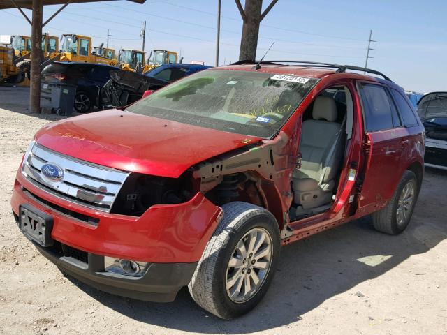 2FMDK3JC8ABB58183 - 2010 FORD EDGE SEL RED photo 2