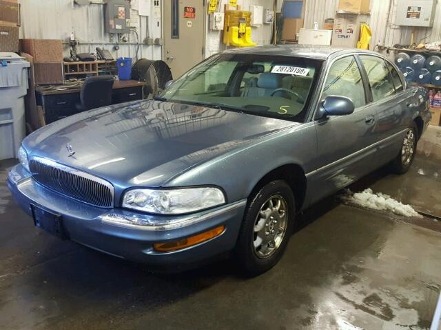 1G4CW54K124203202 - 2002 BUICK PARK AVENU BLUE photo 2