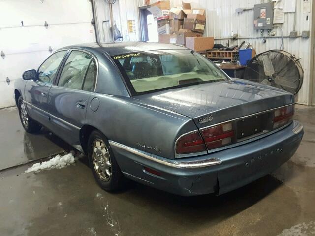 1G4CW54K124203202 - 2002 BUICK PARK AVENU BLUE photo 3