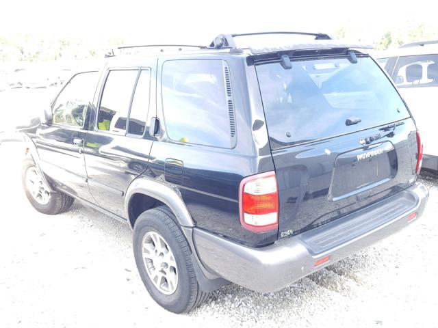 JN8AR07YXYW436003 - 2000 NISSAN PATHFINDER BLACK photo 3