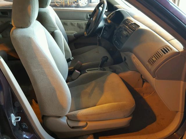 1HGES26771L020215 - 2001 HONDA CIVIC EX იასამნისფერი ფოტო 5