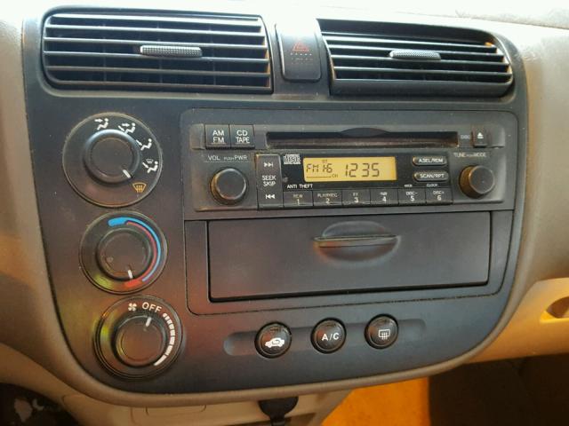 1HGES26771L020215 - 2001 HONDA CIVIC EX იასამნისფერი ფოტო 9