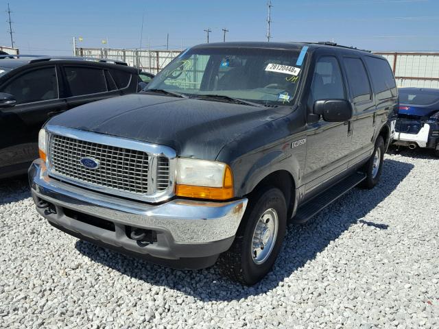 1FMNU40S51EB99260 - 2001 FORD EXCURSION CHARCOAL photo 2