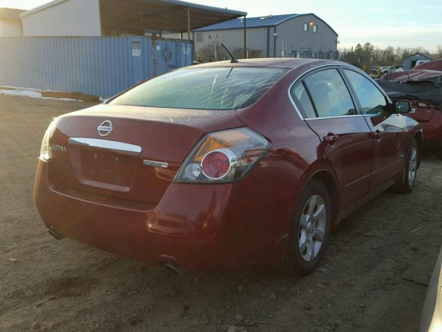 1N4CL21E67C168993 - 2007 NISSAN ALTIMA HYB RED photo 4