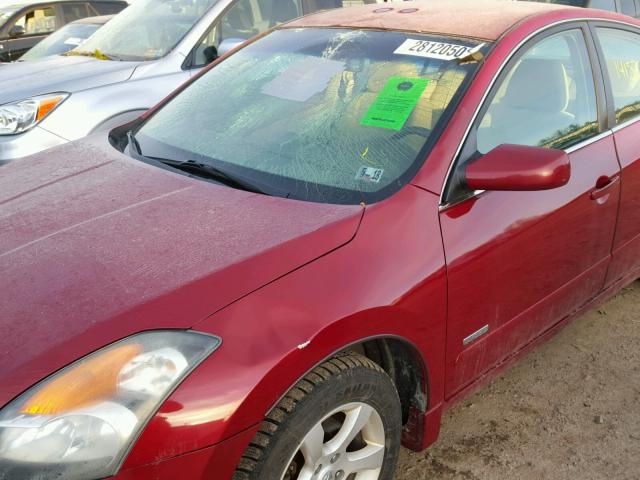1N4CL21E67C168993 - 2007 NISSAN ALTIMA HYB RED photo 9