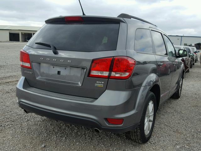 3C4PDCBGXDT601049 - 2013 DODGE JOURNEY SX GRAY photo 4