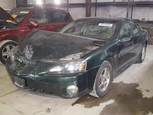 2G2WS522641242614 - 2004 PONTIAC GRAND PRIX GREEN photo 2