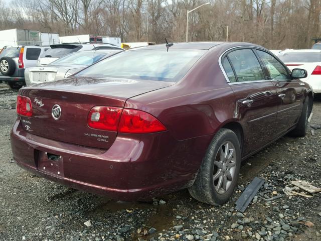 1G4HD57287U137522 - 2007 BUICK LUCERNE CX MAROON photo 4