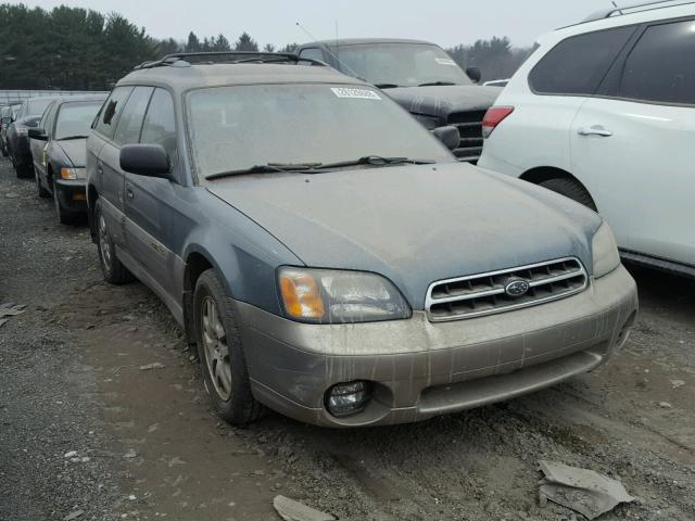 4S3BH675217631072 - 2001 SUBARU LEGACY OUT GREEN photo 1