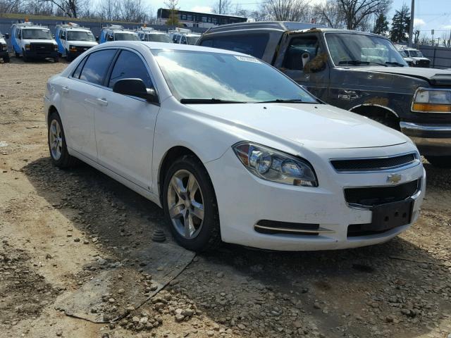 1G1ZG57B794224436 - 2009 CHEVROLET MALIBU LS WHITE photo 1