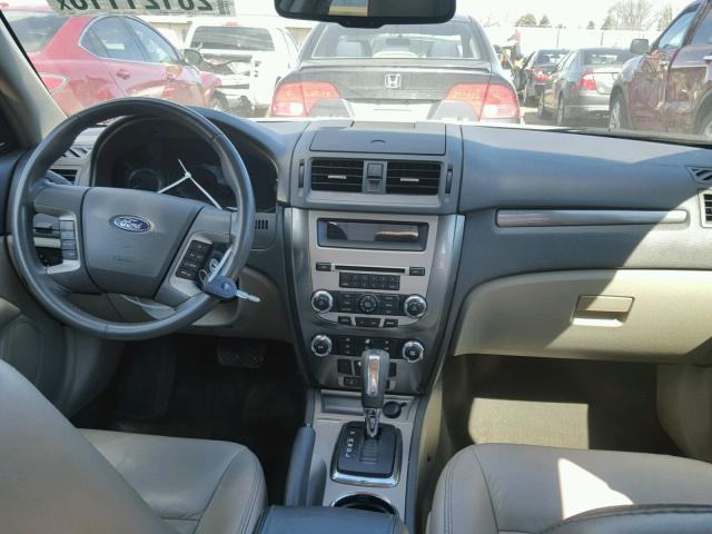 3FAHP0JA0AR230294 - 2010 FORD FUSION SEL BEIGE photo 9