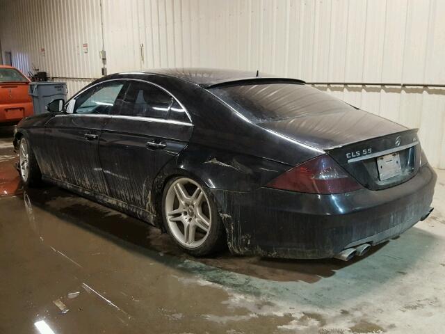 WDDDJ76X26A057336 - 2006 MERCEDES-BENZ CLS 55 AMG BLACK photo 3