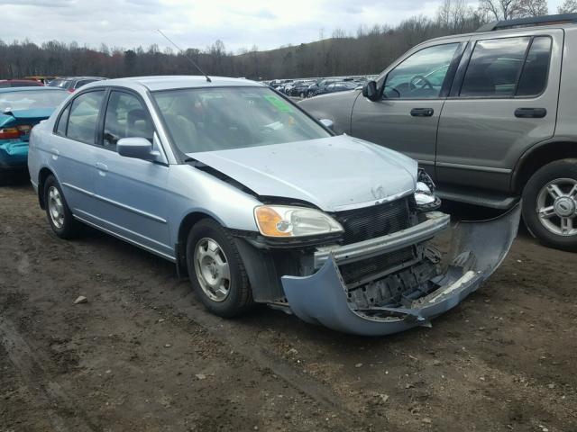 JHMES95683S009408 - 2003 HONDA CIVIC HYBR SILVER photo 1