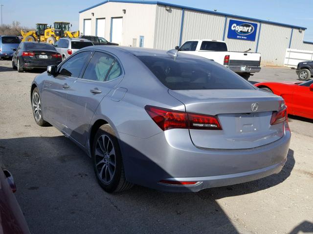 19UUB1F57GA013192 - 2016 ACURA TLX TECH SILVER photo 3