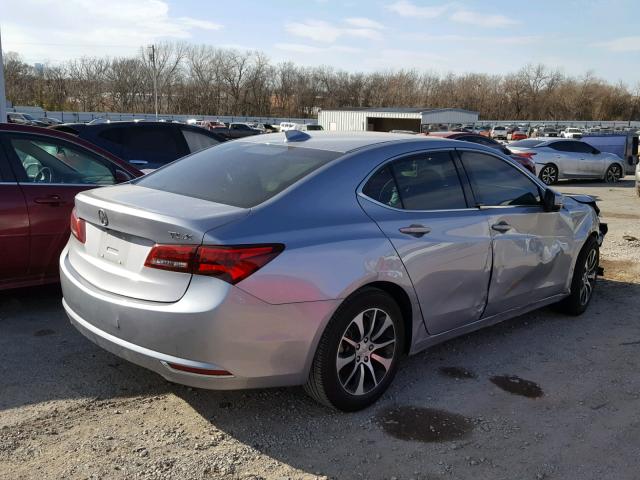 19UUB1F57GA013192 - 2016 ACURA TLX TECH SILVER photo 4