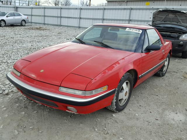 1G4EC11C3JB903790 - 1988 BUICK REATTA RED photo 2