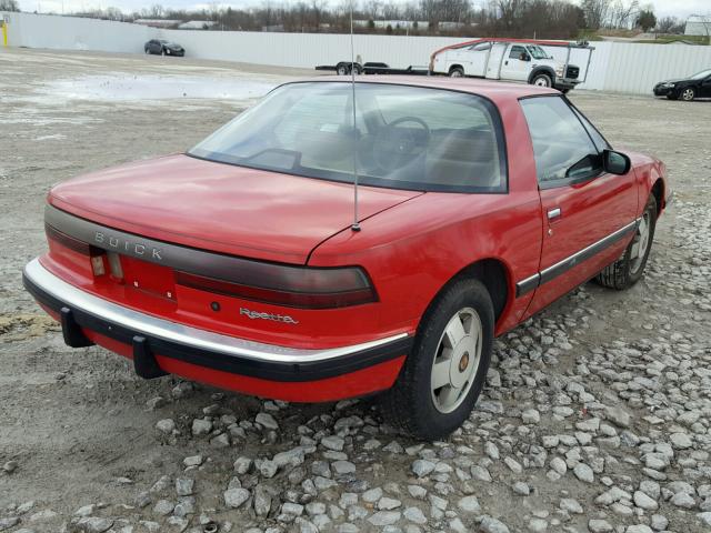 1G4EC11C3JB903790 - 1988 BUICK REATTA RED photo 4