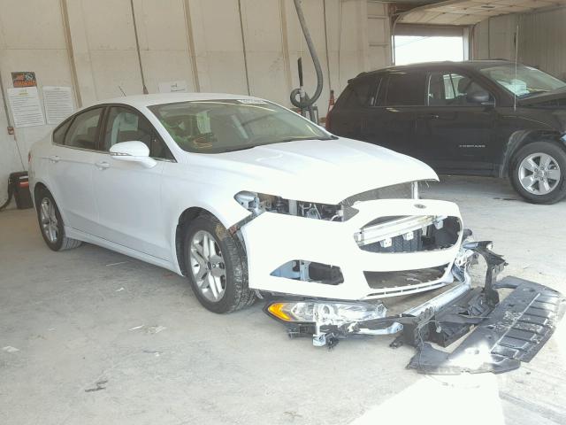 3FA6P0HD4ER229050 - 2014 FORD FUSION SE WHITE photo 1